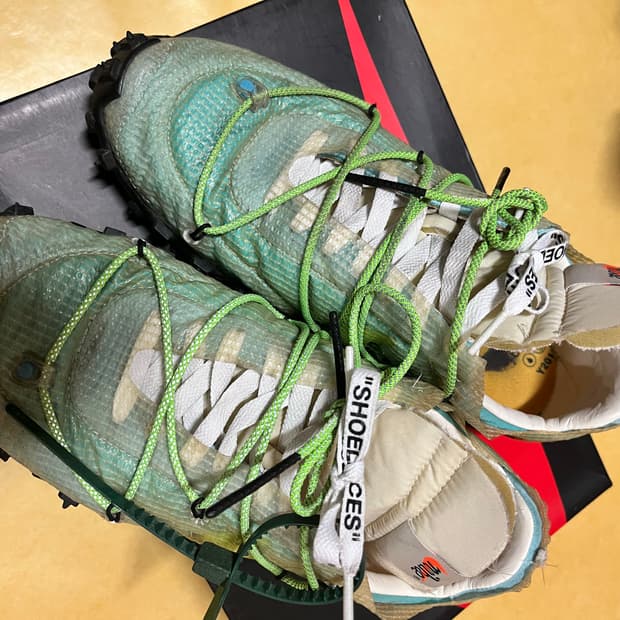 나이키 오프화이트 와플 레이서