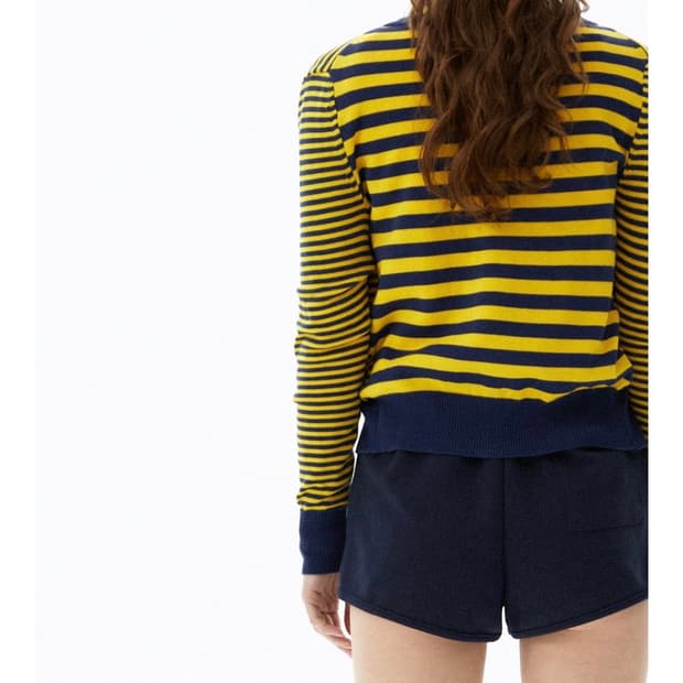 그린버터 단종템 stripe cardigan 아메카지 스쿨룩 모리 빈티지