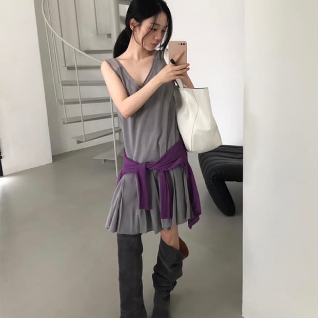 메이비베이비 원피스 Cesia One Piece 그레이