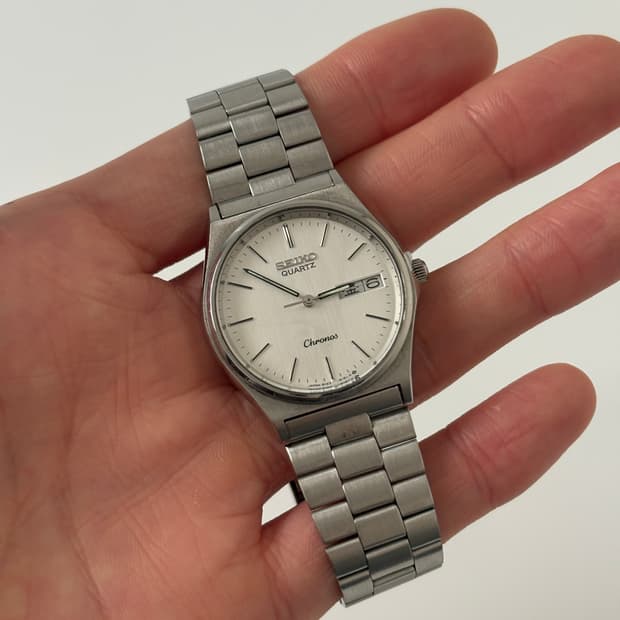 1980s Chronos Silver Quartz