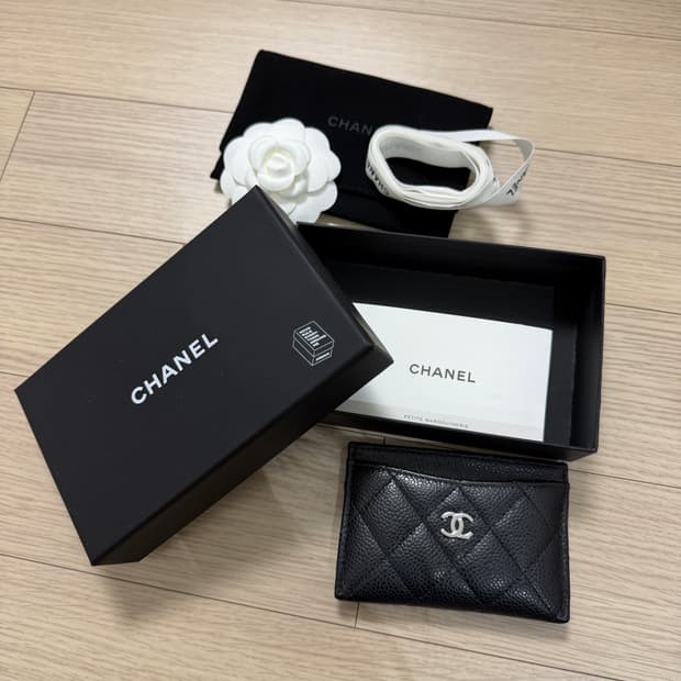 샤넬 카드지갑 풀박스