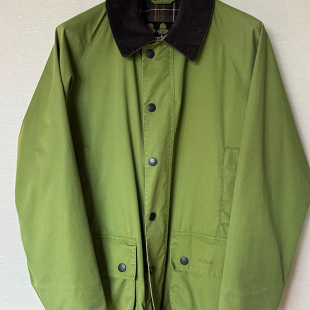 바버 코듀로이 카라 자켓