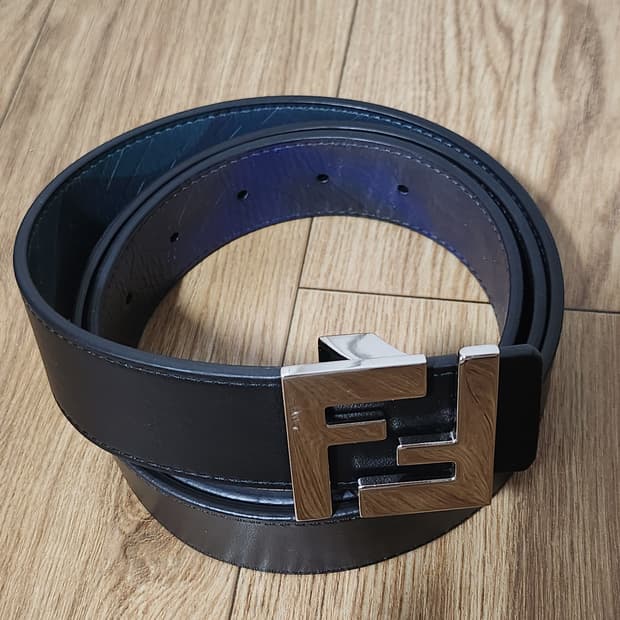 펜디 리버시블 레더 벨트 블랙