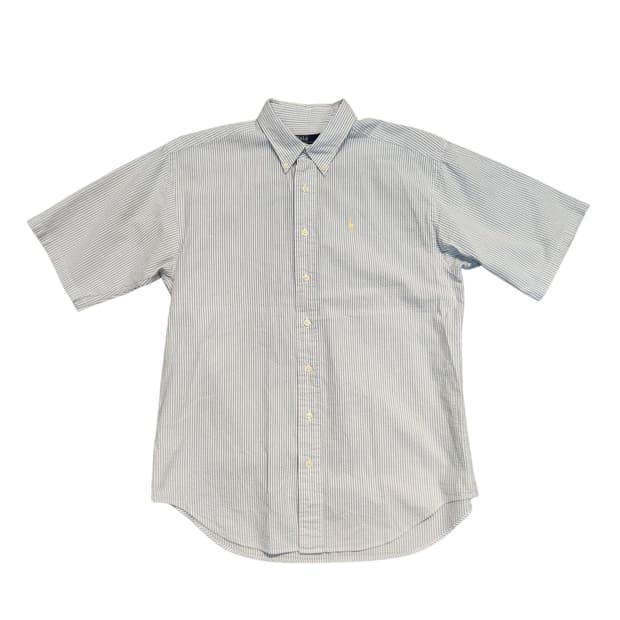 폴로 랄프로렌 시어서커 반팔 셔츠 (L)