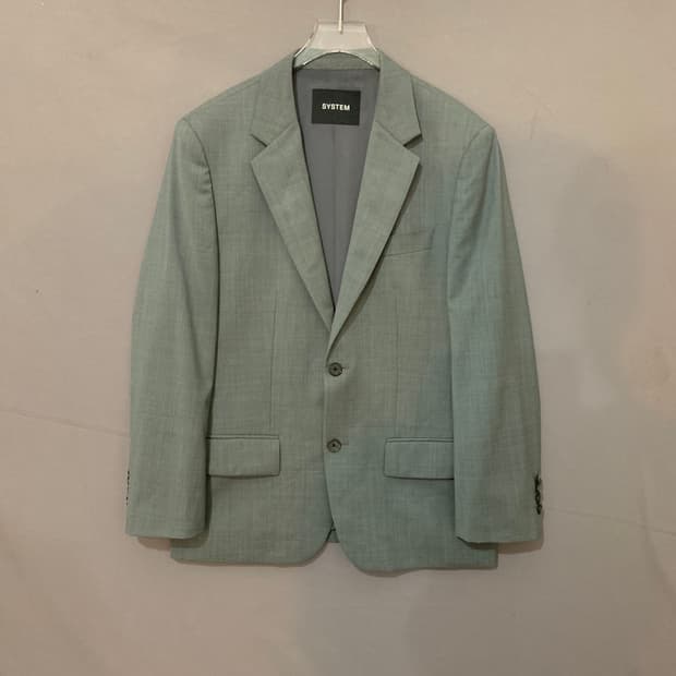 50 시스템옴므 22 레귤러핏 그레이 마조또 블레이저 자켓