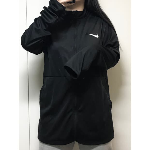 나이키 드라이핏 트레이닝 집업 L