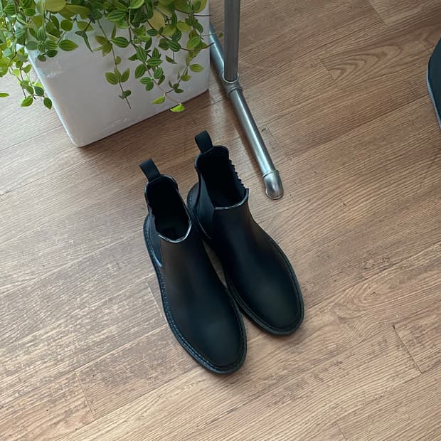 무탠다드x락피쉬)레인부츠 첼시부츠