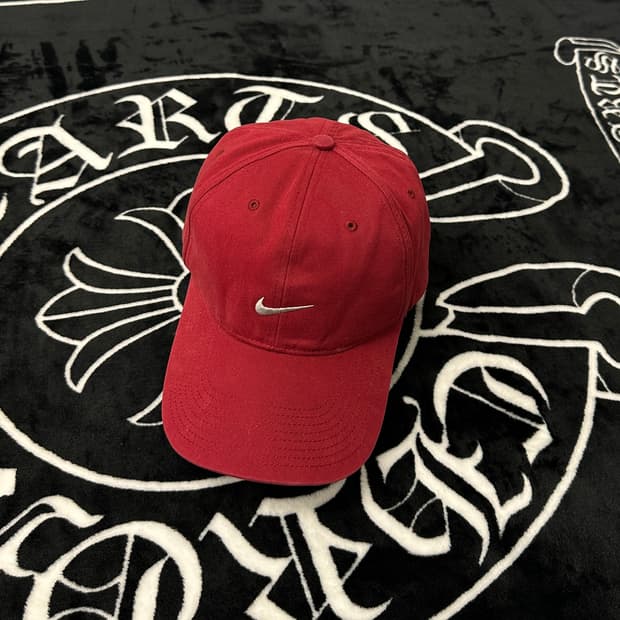 nike 나이키 스우시 빈티지볼캡 (빈티지레드)