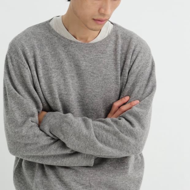 [2] seasalt 씨솔트 보트넥 니트 그레이