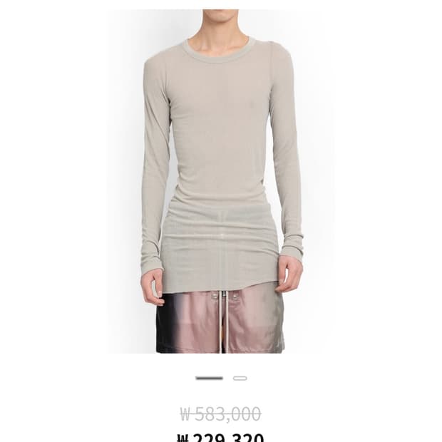 릭오웬스 롱슬리브