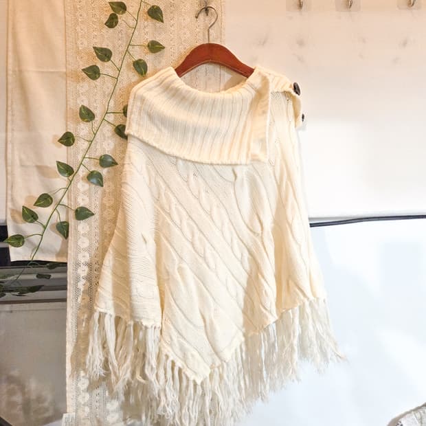 퓨어 케이프 니트