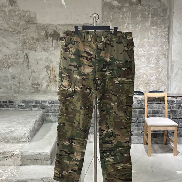 미군 컴뱃 카모 밀리터리 레귤러 카고 트라우저