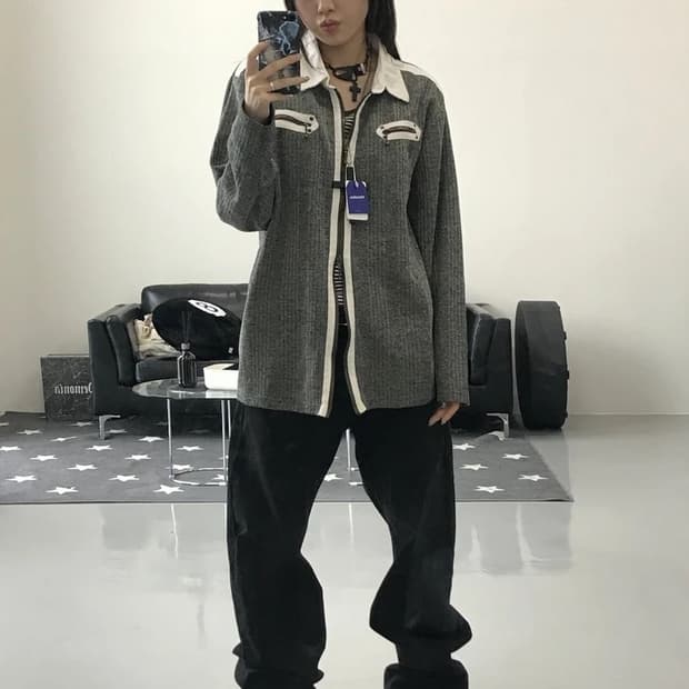 JPN 알레산드리니 그레이 자켓