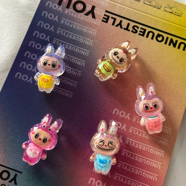 라부부 크록스 지비츠 새상품 팝마트 하이라이트 신발 꾸미기 장식 DIY