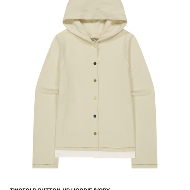 코이세이오 투폴드 버튼업 후디 2사이즈
