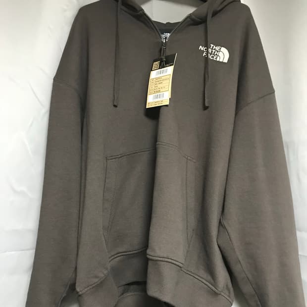 노스페이스 후드집업 브라운 새상품