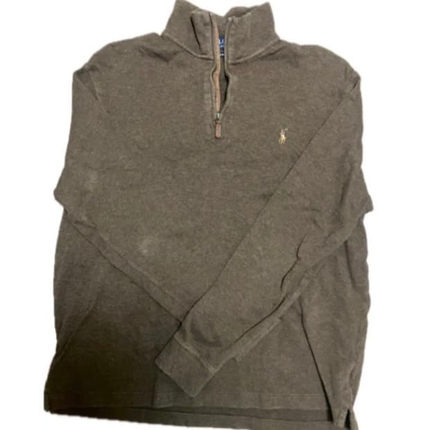 폴로 랄프로렌 말 포니 반집업 니트