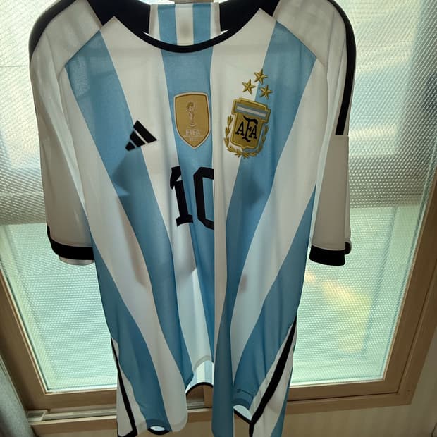 메시 카타르 월드컵 우승 유니폼
