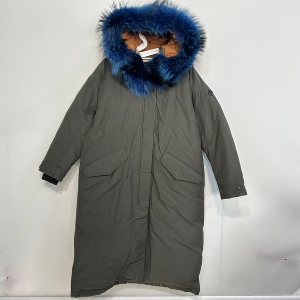 코오롱 여성 구스다운 롱패딩