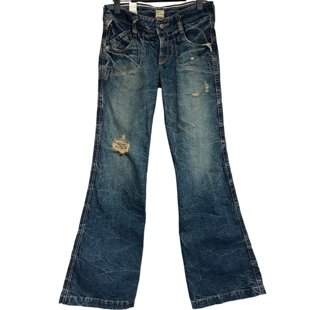 빈티지 로우라이즈 부츠컷 플레어진 새제품 26-27