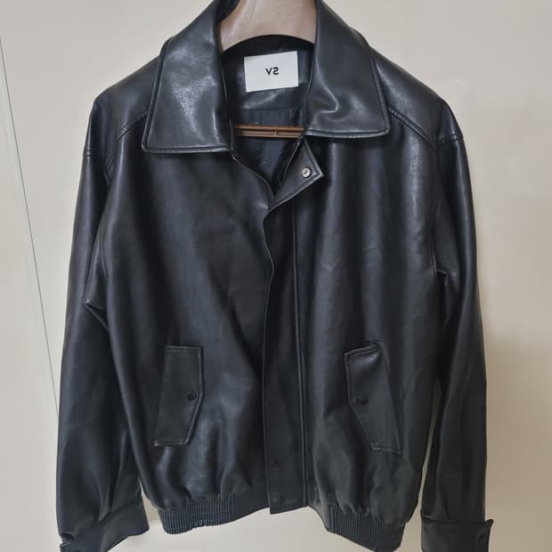 V2 인조가죽자켓 XL표기 105정 상태극상
