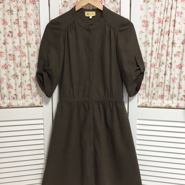 빈티지 모리걸 다크초코 원피스