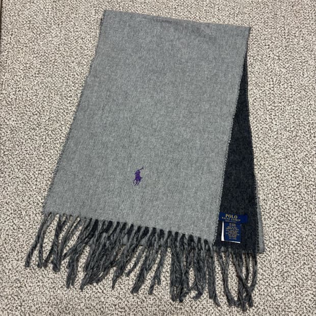 [택포,울50] 폴로 랄프로렌 투웨이 이태리 머플러 목도리 [A+]