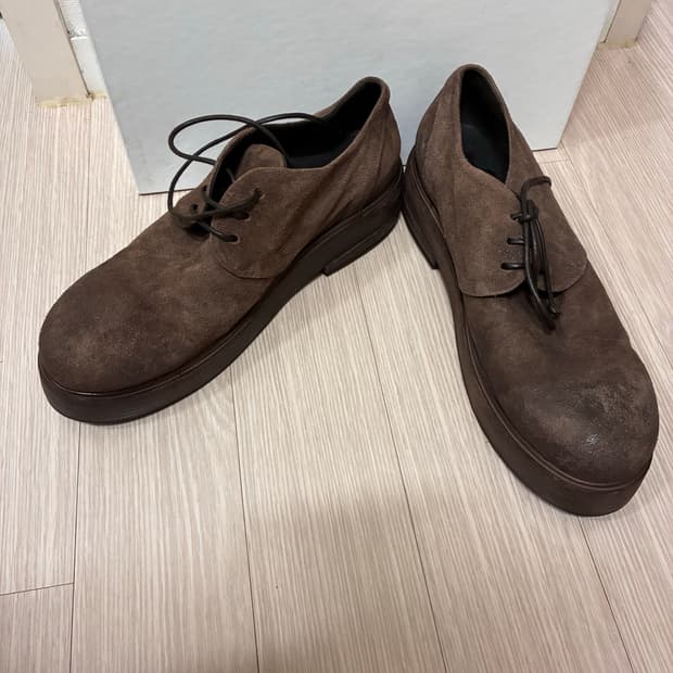 마르셀 주카 더비 스웨이드 브라운 39