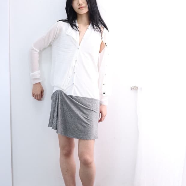 울리카상투스 sheer cardigan s