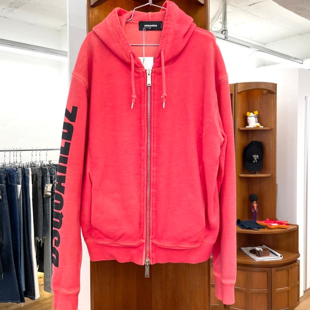 [M] 디스퀘어드2 워시드 코튼 후드 집업