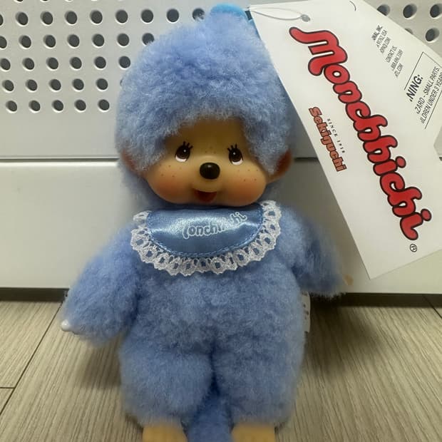 미국판 뽀실이 블루 몬치치 키링