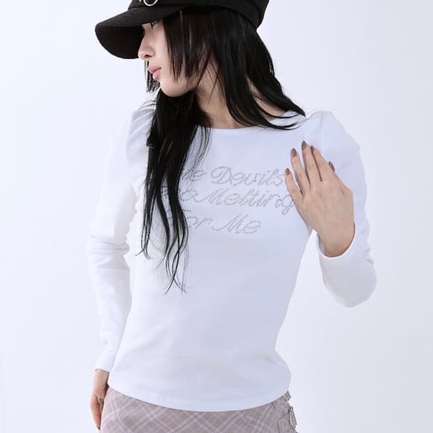 러닝하이 핫픽스 레터링 티