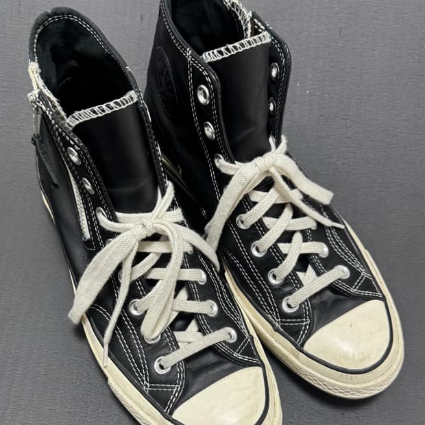 컨버스 척70 지퍼 레더 하이탑 270