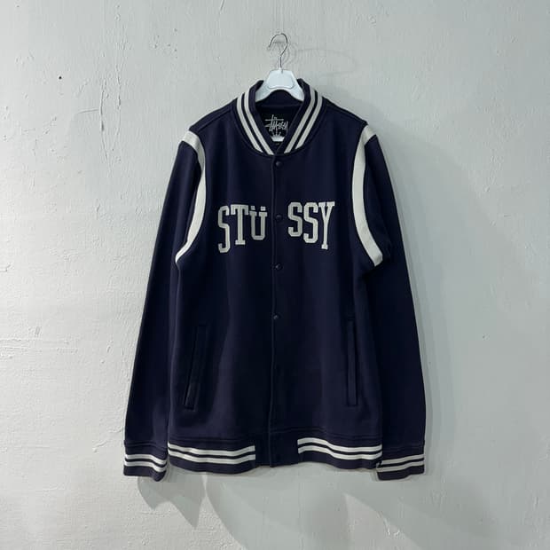스투시 STUSSY 바시티 스타디움 자켓 XL