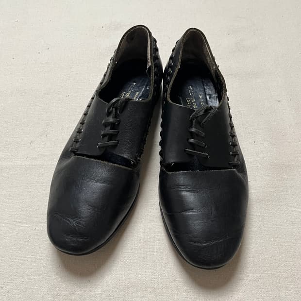 꼼데가르송 레이스업 메리제인 슈즈 comme des garcons