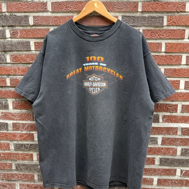 할리데이비슨 00s 빈티지 티셔츠