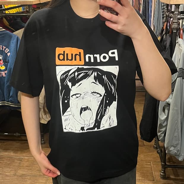 [HI] 빈티지 반팔 블랙