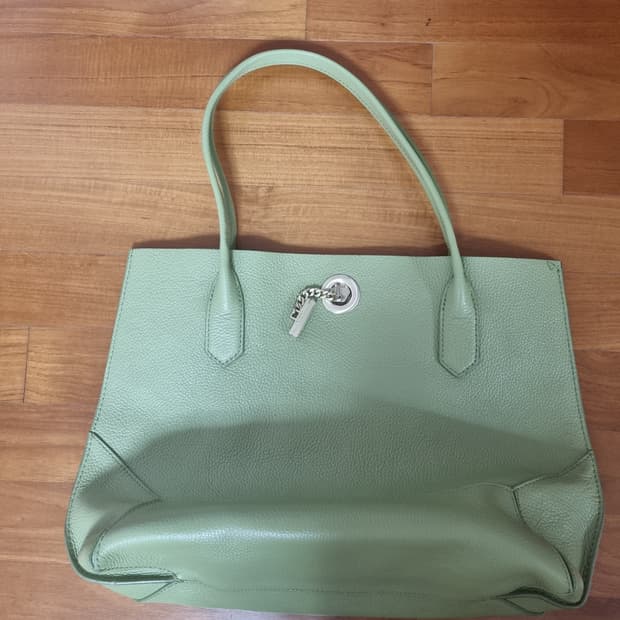 바키아 botkier 그린 레더 숄더백