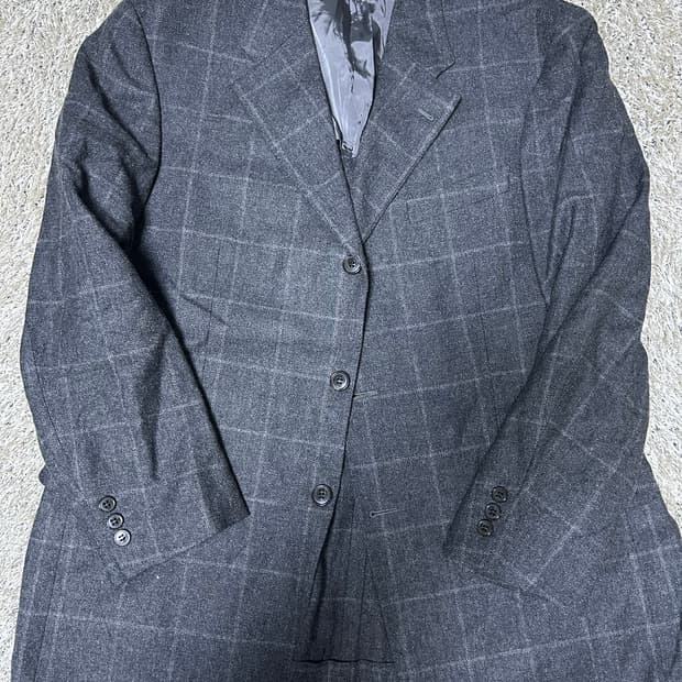 랑방 울 체크블레이저 사이즈 105