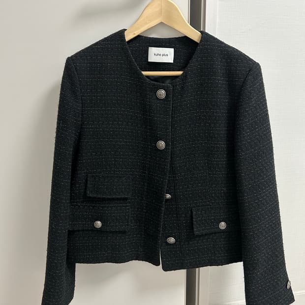 구호플러스 트위드 자켓