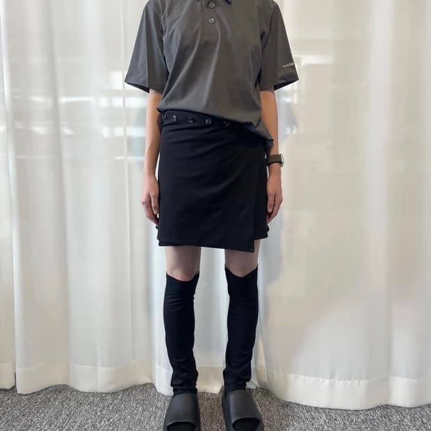 Jichoi 지초이 컴포트 랩 스커트 22-004 워머포함