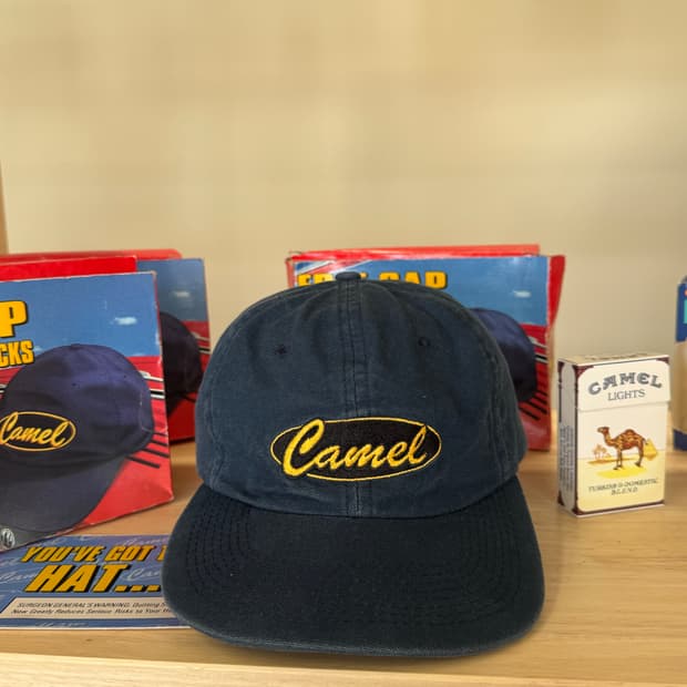 빈티지 카멜 볼캡