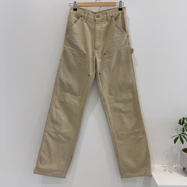 90s 칼하트 더블니 덕캔버스 워크 팬츠
