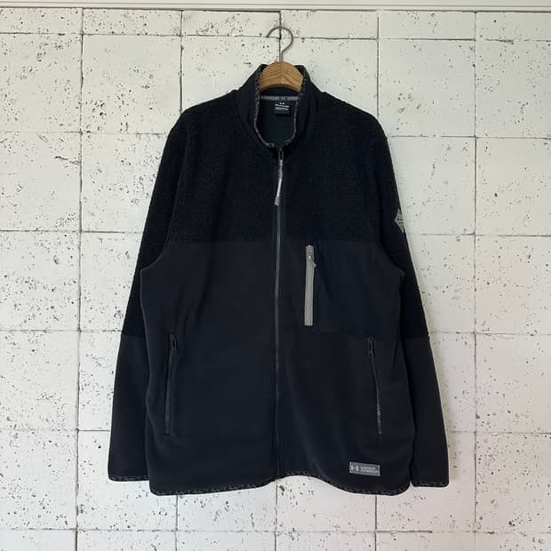 2XL 언더아머 플리스 블랙