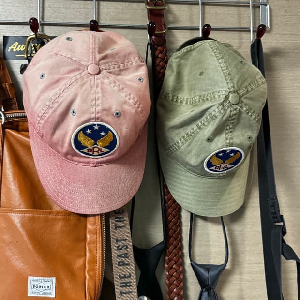 rrl 볼캡 핑크, 카키