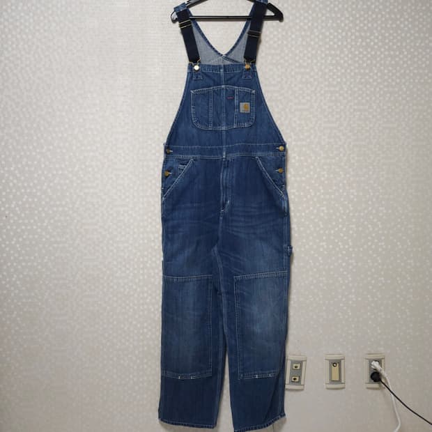 칼하트 데님 오버롤 