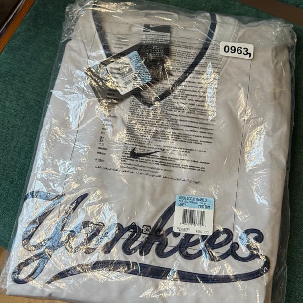 나이키 뉴욕 양키스 양키즈 어웨이 웜업 M