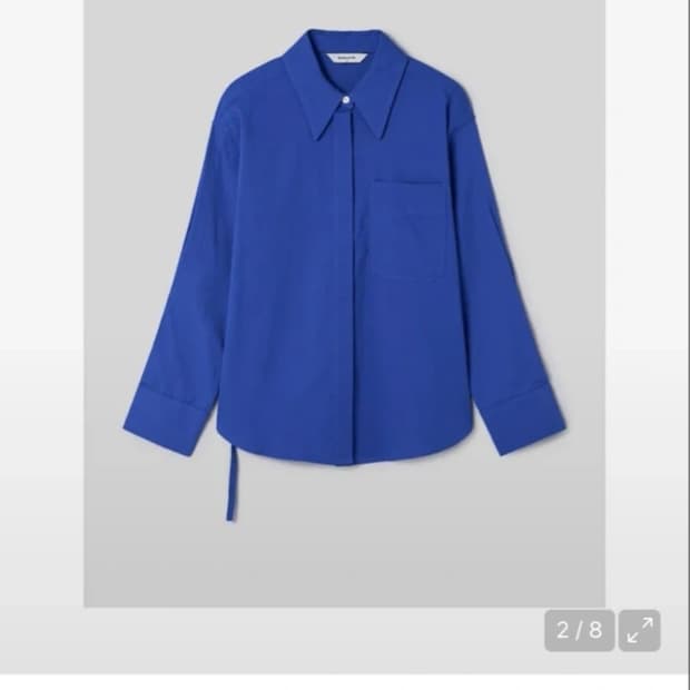 에잇세컨즈 벨티드 셔츠