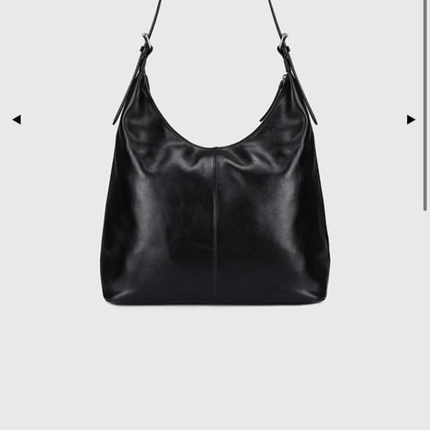 토니웩 풀그레인레더 숄더백 라지