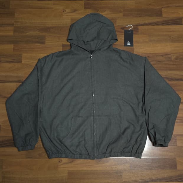 [3]더뤡코즈 울 체크 후디 점퍼